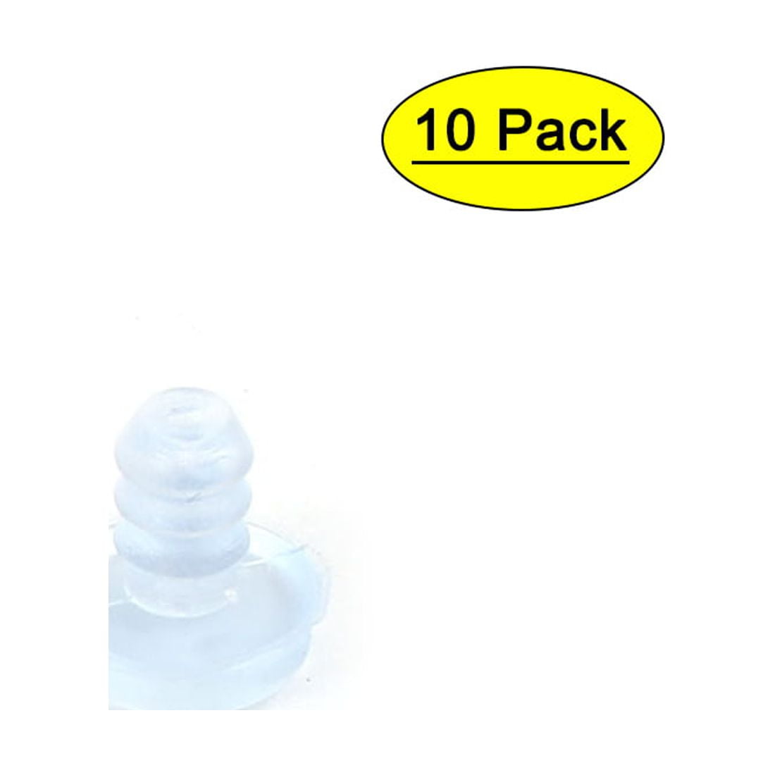 Uxcell 9mmx11mm Rubber Anticollision Embedded Soft Stem Bumpers Screw