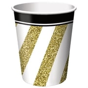 Black & Gold 9 oz Hot/Cold Cups/Case of 96