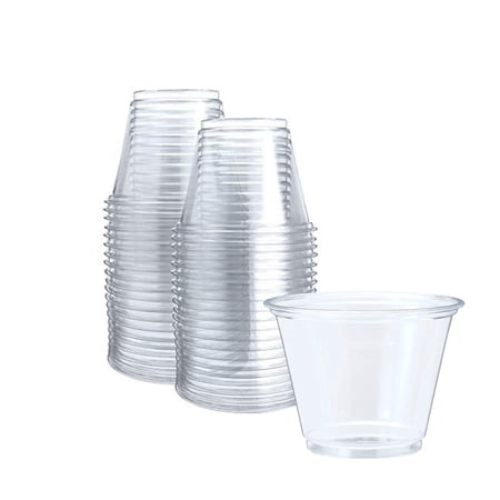 9oz Crystal Clear PET Plastic Cups (Case of 1000) (9oz)