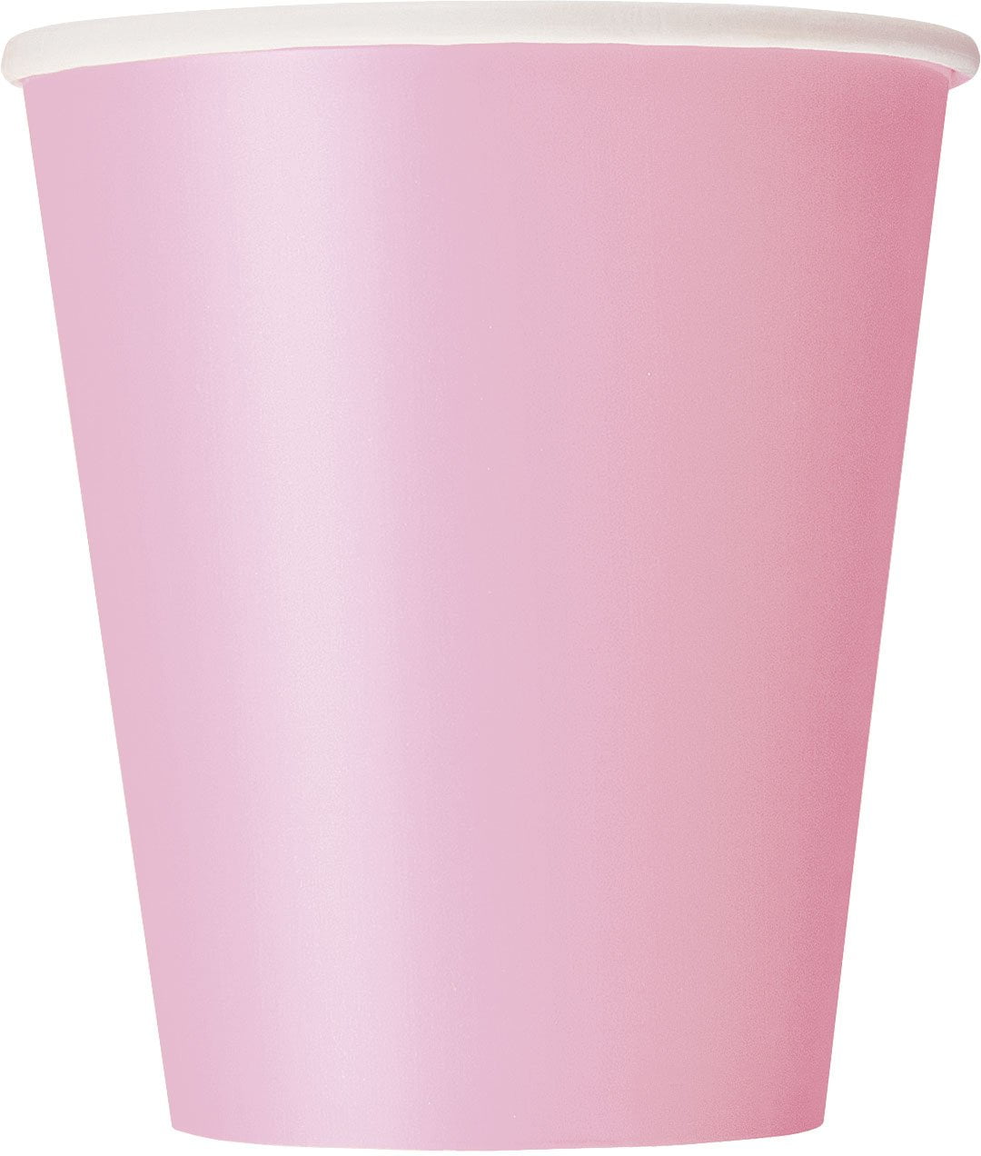 9oz Light Pink Paper Cups, 8ct