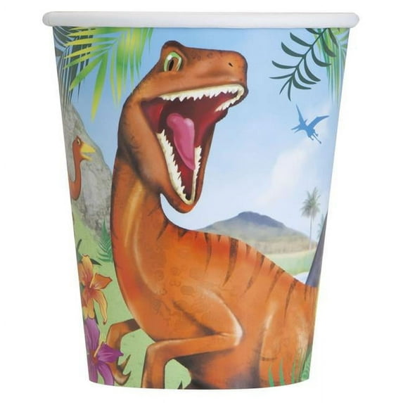 9oz Paper Dinosaur Cups, 8ct - Walmart.com