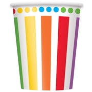 9oz Rainbow Party Cups 8ct