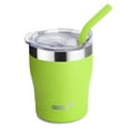 thumbnail image 1 of Leak-Proof 9oz Stainless Steel Tumbler - Double-Wall Vacuum with Straw & BPA-Free Lid, Sweat-Free Travel Mug for Coffee, Tea & Iced Drinks （Apple Green）, 1 of 7