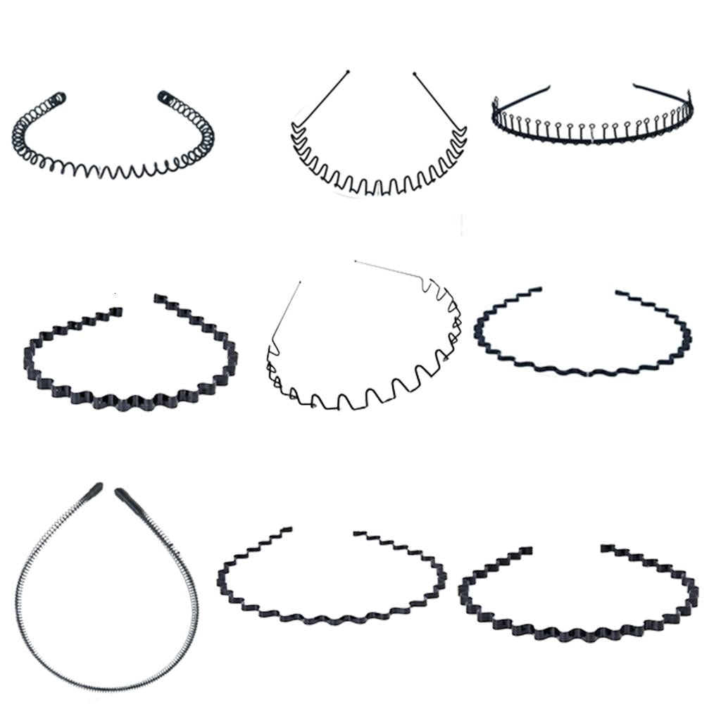 9pack Antiskid Headdress Luxurious Hair Rings ...