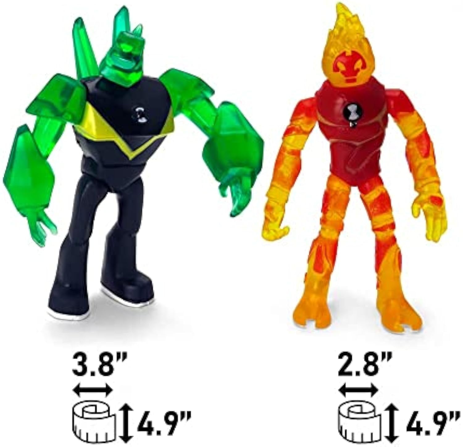 9pc Figures Based on Ben 10 Action Figures Ben Tennyson, Four Arms