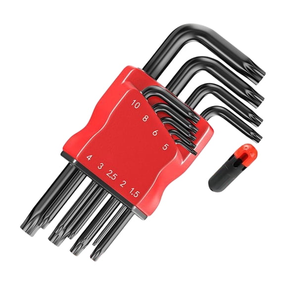 9pc NonSlip Torxs Star Wrench Hexagonal Key Tool With Polishes Edges For Secure Fastener Engagement And Longevity Spanner