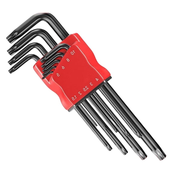 9pc NonSlip Torxs Star Wrench Hexagonal Key Tool With Polishes Edges For Secure Fastener Engagement And Longevity Spanner