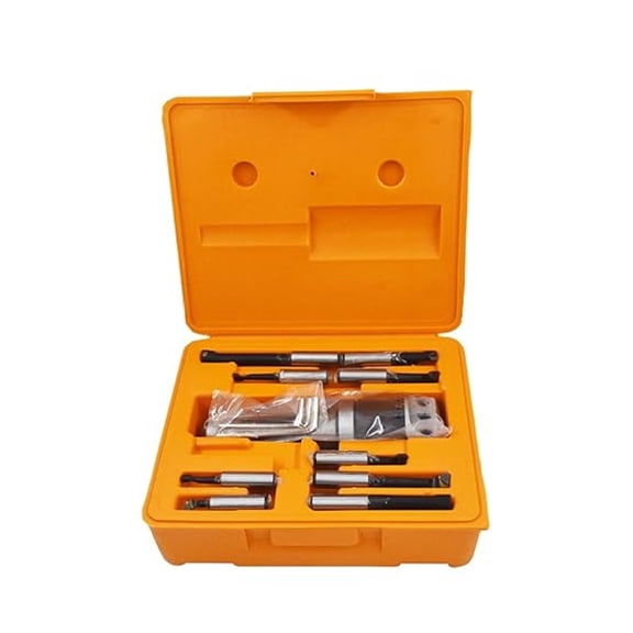 9pcs 2 Boring Head R8 Shank 1/2 Carbide Boring Bar Set Milling HFS