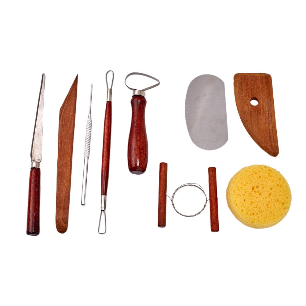 9pcs Assorted Clay Tools Pottery Art Tools DIY Clay Sculpture Tools