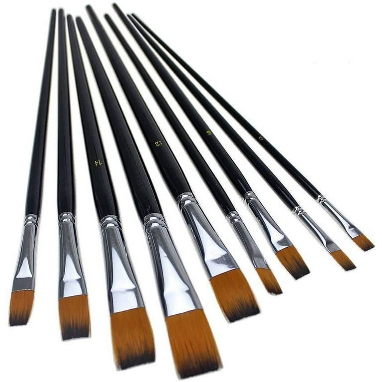 Watercolor Brushes Paint Brush Set - by Blue Squid, 12 Artist Paint  Brushes, Perfect for Face Painting, Round Pointed Tip Nylon Hair Artist for