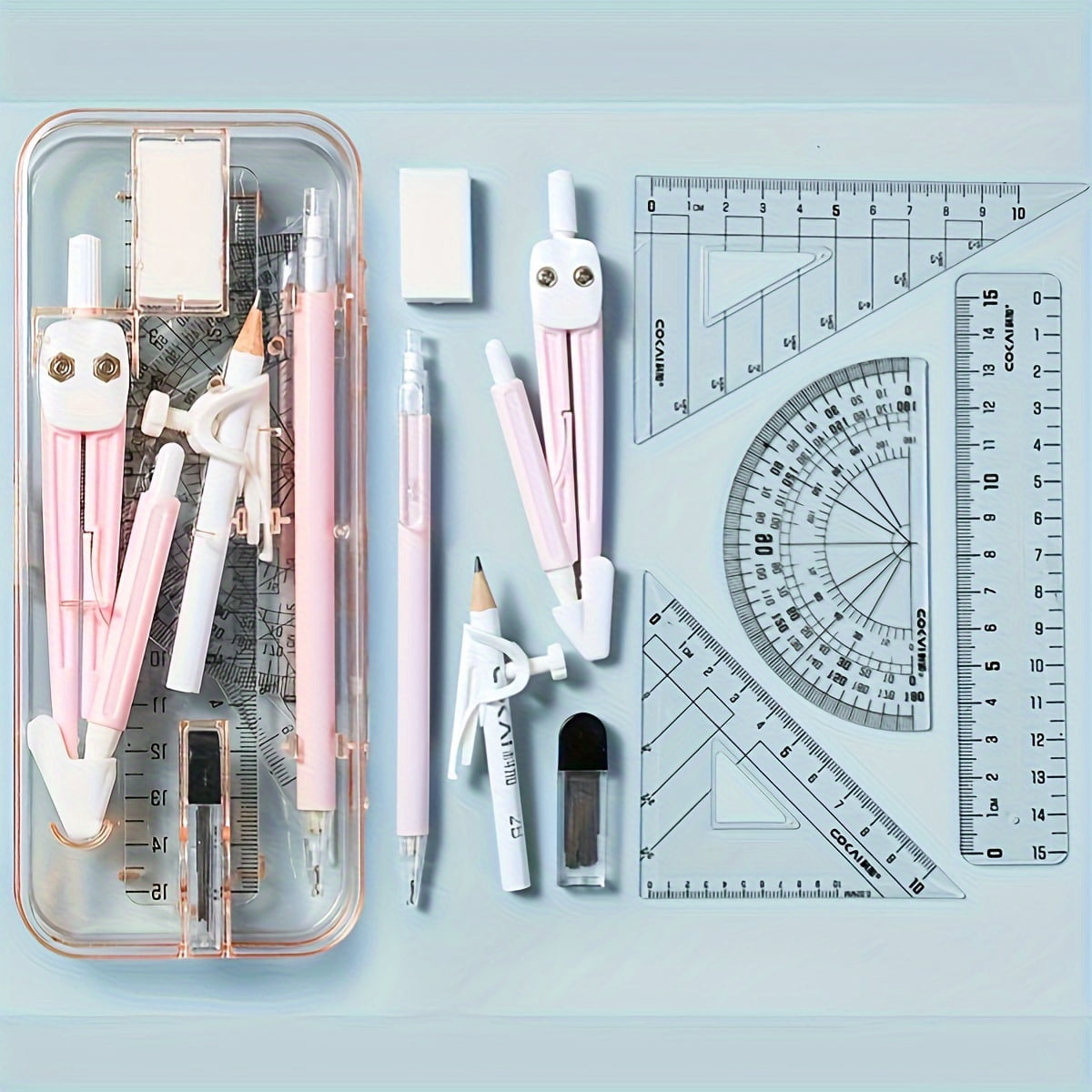 Student Drafting Kit For School HOMSFOU Engineering Drawing Kit In ...