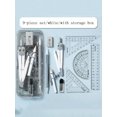 thumbnail image 1 of 9pcs Math Drawing Tool Set In Compass And Ruler Style, 1 of 3