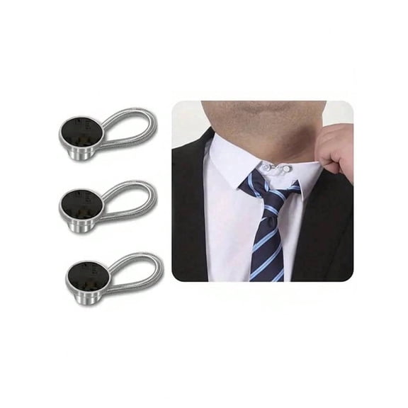 9pcs Men s Shirt Collar Cuff Extender Clips Elastic Shirt Button Extender Spring Clips For Men Women
