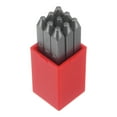 thumbnail image 1 of 9pcs Metal Number Stamp 1.5mm Steel for Metal Plastic Wood Leather, 1 of 5