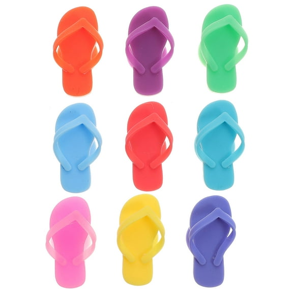 9pcs Wine Glass Markers Silicone Drink Markers Wine Glass Charm Wine Charms Rings Decorations