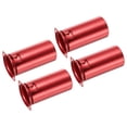 thumbnail image 1 of 9pin Ceramic Vacuum Tube Socket Valve 53mm Aluminum Shield for 12AX7 12AU7 Tube,Red Pack of 4, 1 of 5