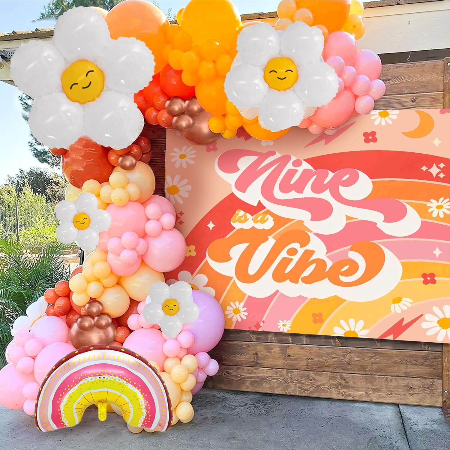 Gänseblümchen Tortendeko Daisy Birthday Party Decorations Girl With Happy Birthday Banner Cake