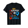 9th Birthday This Mad Scientist Is 9 Let's Experiment TShirt