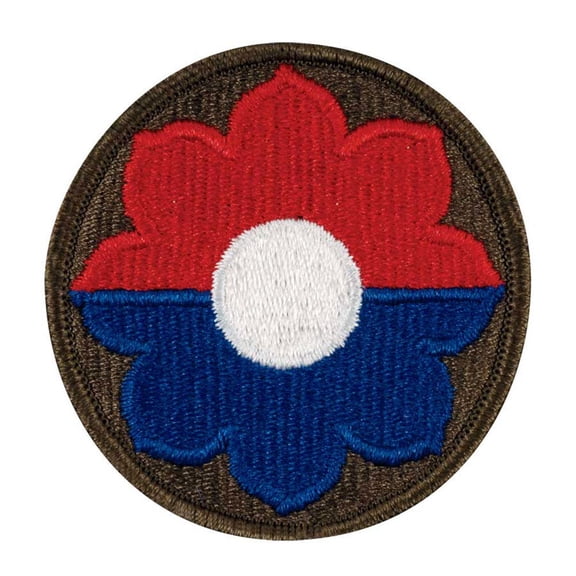 9th Division Patch Color