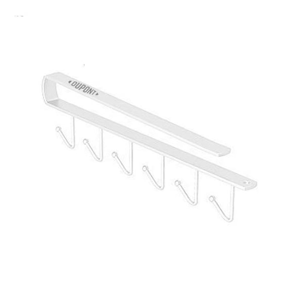 9th Generation Upgraded Multi-Purpose Hooks, Kitchen Cabinet Rack Hooks, Traceless Hooks - 2 Pack