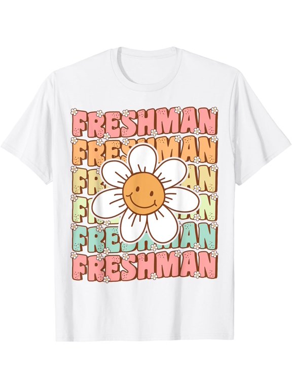 9th Grade First Day Groovy Freshman High School T-Shirt