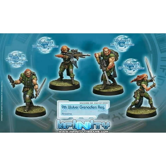 9th Wulver Grenadiers Regiment (4) Ariadna Infinity Corvus Belli