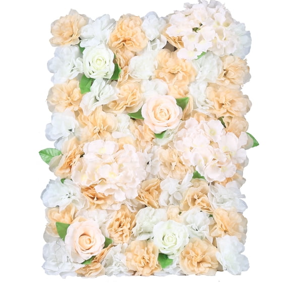 9x Artificial Flower Wall Rose Wall 40x60cm, Romantic Rose Flower Wall for Wedding Street Background Choice of Colors