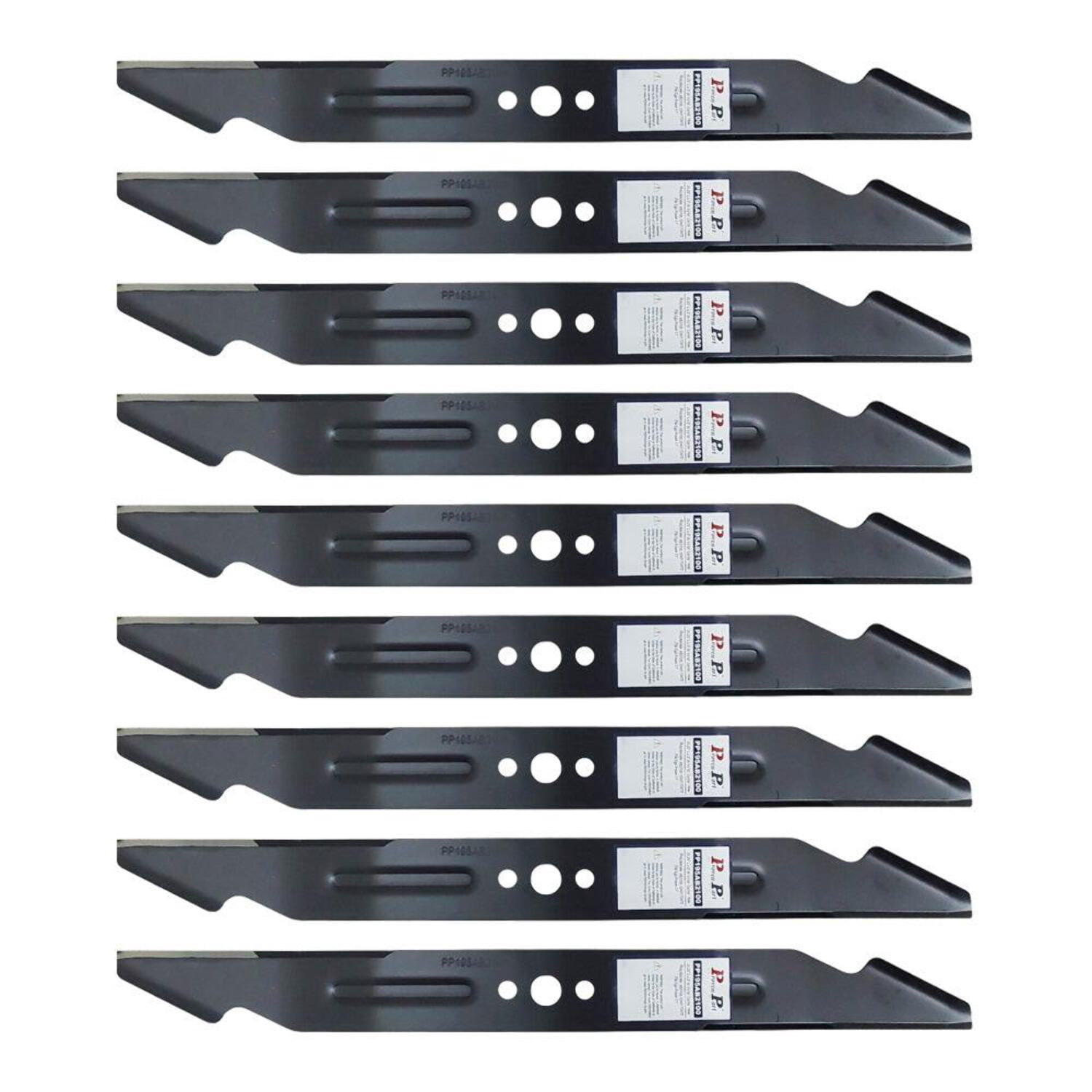 9x Standard Blade 20.25In For EGO LM2100, LM2100SP,LM2101, LM2102SP