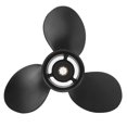 thumbnail image 1 of 9x10-1/2in Outboard Propeller 3 Blades 8 Tooth High Thrust Aluminum Alloy 48-828156A12 Replacement, 1 of 8