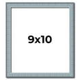 thumbnail image 1 of 9x10 Frame Blue Scuffed Farm Board Solid Wood Picture Frame Width 0.75 Inches | Interior Depth 0.5, 1 of 8