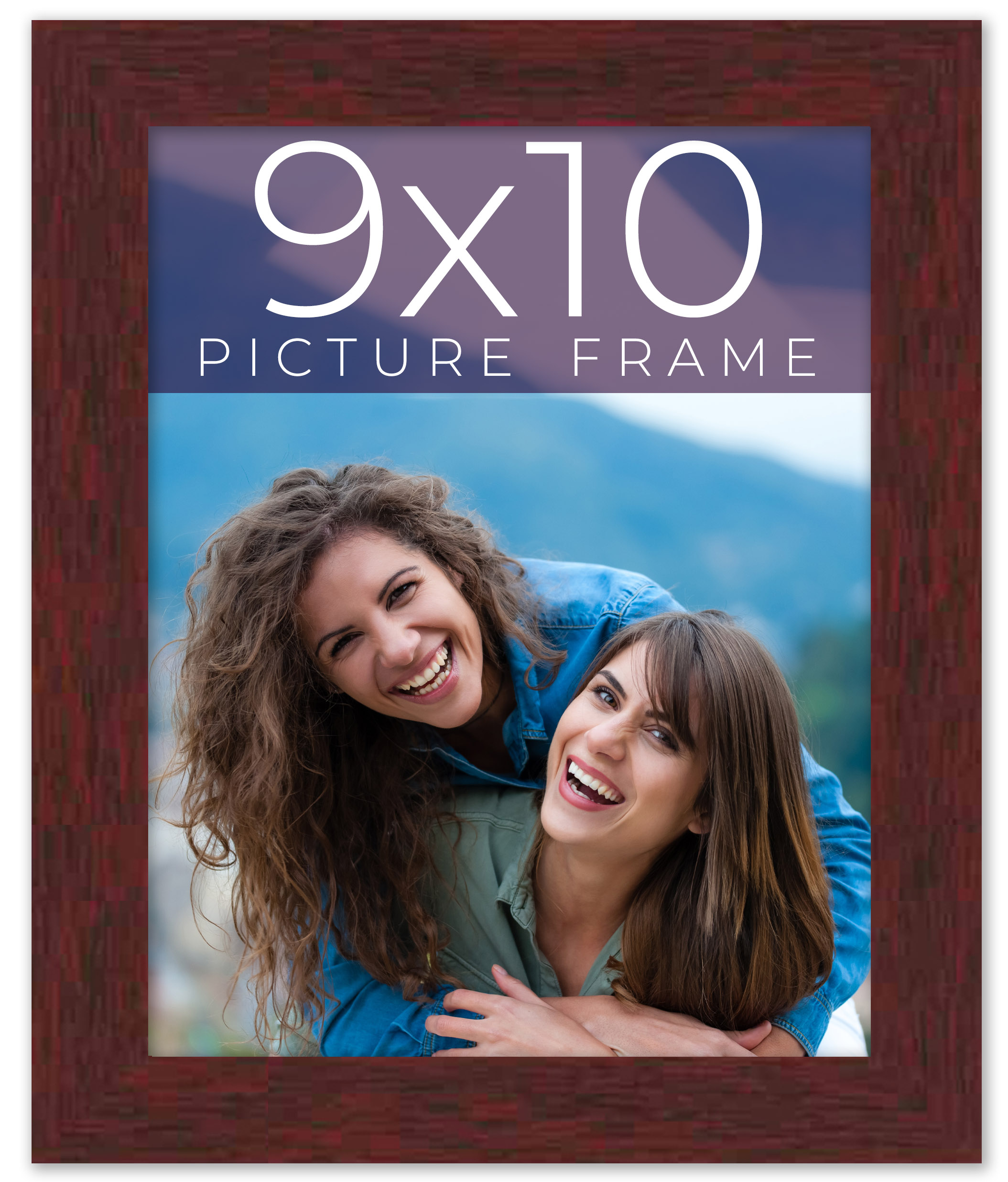 9x10 Frame Brown Solid Wood Picture Frame Width 0.75 Inches | Interior ...