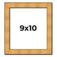thumbnail image 1 of 9x10 Frame Gold Rustic Solid Wood Picture Frame | 1.25 Inch Wide Moulding | Rustique Gold, 1 of 8