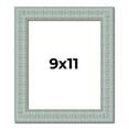 thumbnail image 1 of 9x11 Frame Blue Teal Distressed Solid Wood Picture Frame | 1.625 Inch Moulding Width | Sonoma Blue, 1 of 8