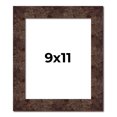 thumbnail image 1 of 9x11 Frame Brown Burl Real Wood Picture Frame Width 1.625 Inches | Interior Frame Depth 0.5 Inches, 1 of 8