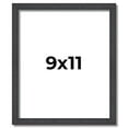 thumbnail image 1 of 9x11 Frame Brown Picture Frame - Complete Modern Photo Frame Includes UV Acrylic Shatter Guard, 1 of 8