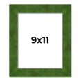 thumbnail image 1 of 9x11 Frame Green Burl Solid Wood Picture Frame | 1.75 Inches Moulding Width | Interior Frame Depth, 1 of 8