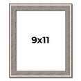 thumbnail image 1 of 9x11 Frame Grey Real Wood Picture Frame Width 1.25 inches | Interior Frame Depth 0.5 inches | Hans, 1 of 8
