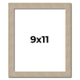 thumbnail image 1 of 9x11 Frame Grey Solid Wood Picture Frame Width 1 Inches | Interior Frame Depth 0.5 Inches |, 1 of 8