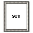 thumbnail image 1 of 9x11 Frame Silver Real Wood Picture Frame Width 1.125 Inches | Interior Frame Depth 0.5 Inches |, 1 of 8