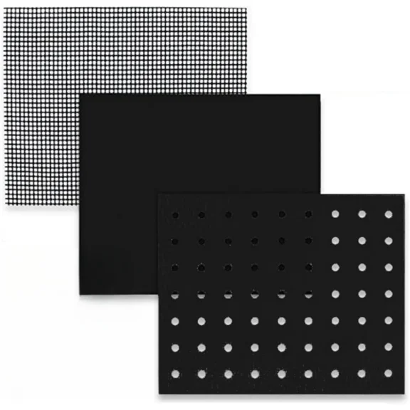 9x11 Inch Reusable Air Fryer Toaster Oven Liners Perforated Non Stick Mesh Mats