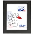 thumbnail image 1 of 9x11 Picture Frame – Brown Affordable Medium Style 76808-778, 1.25 Inch MDF Moulding, Includes Glass and Backing, Wall Display Frame for Art, Posters, or Photos – Frame USA, 1 of 4