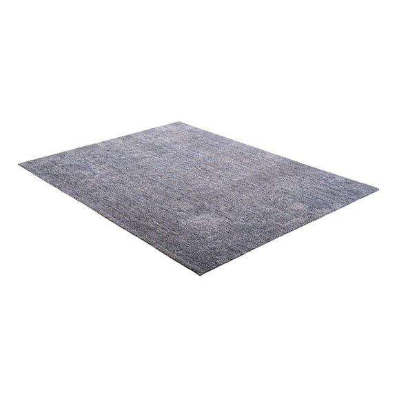9x12 Area Rug Plush Carpet, Long Pile Shag Rug for Living Room Bedroom, Thick Soft Non-Shedding Rug with Non-Slip Backing, Modern Home Decor Rug, Blue-Gray