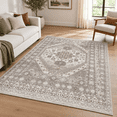 9x12 Area Rugs For Living Room Large Washable Rug Brown - Walmart.com