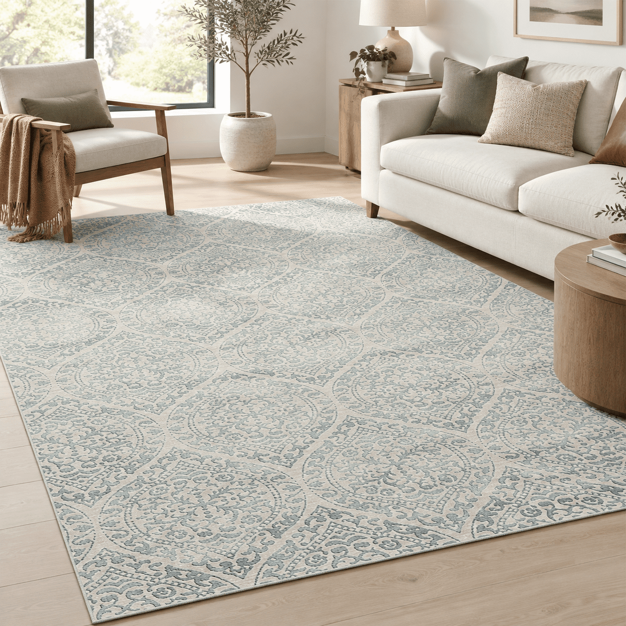 9x12 Area Rugs For Living Room Moroccan Trellis Washable Soft Rug ...