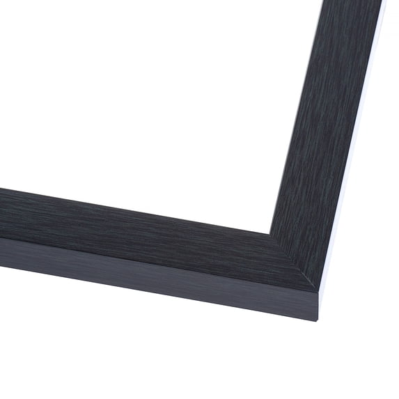 9x12 Classic Modern Grey Picture Frame - UV Acrylic, Foam Board Backing, Hanging Hardware
