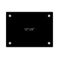 thumbnail image 1 of 9x12 Dry Erase Board for Wall - with .25 Black Acrylic and Chrome Stand Off Finish - Perfect Whiteboard for Office, Home, Classroom - Durable and Stylish .25 Black Acrylic Dry Erase Board, 1 of 8