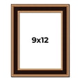 thumbnail image 1 of 9x12 Frame Gold Brown Plein Air Vintage Solid Wood Picture Frame | 1.75 Inches Moulding Width |, 1 of 8
