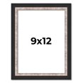 thumbnail image 1 of 9x12 Frame Silver Real Wood Picture Frame Width 1.25 Inches | Interior Frame Depth 0.75 Inches |, 1 of 8