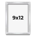 thumbnail image 1 of 9x12 Frame Silver Whitewashed Wood Grain Solid Wood Shadow Box | 0.75 Inch Moulding Width | 0.75, 1 of 8