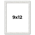 thumbnail image 1 of 9x12 Frame White Real Wood Picture Frame Width 0.75 inches | Interior Frame Depth 0.5 inches |, 1 of 8